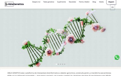 ABLE Genetics — Platforma de Genomica de Precizie Multi-Omica - https://www.ablegenetics.com