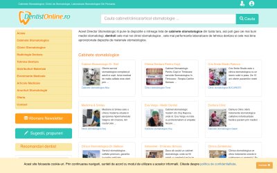 Cabinete Stomatologice, Clinici de Stomatologie, Laboratoare Stomatologice Din Romania - DentistOnline.ro - https://www.dentistonline.ro